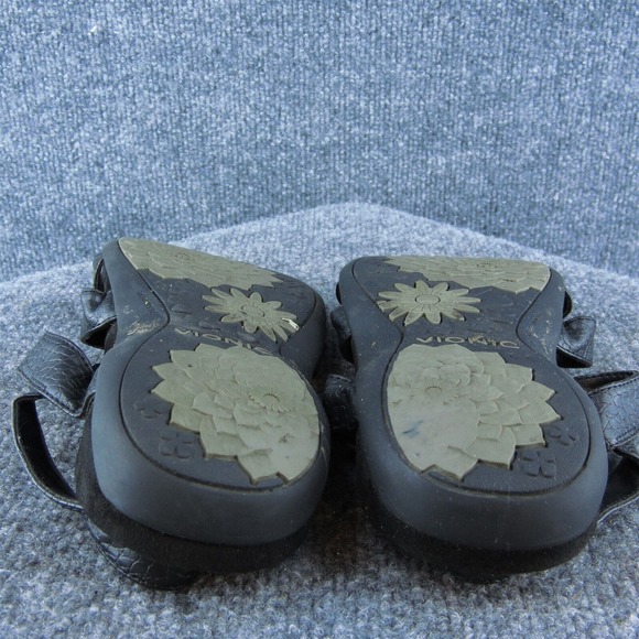 Vionic Amber Women Gladiator Sandal Shoes Black Synthetic Size 6 Wide - Picture 10 of 10